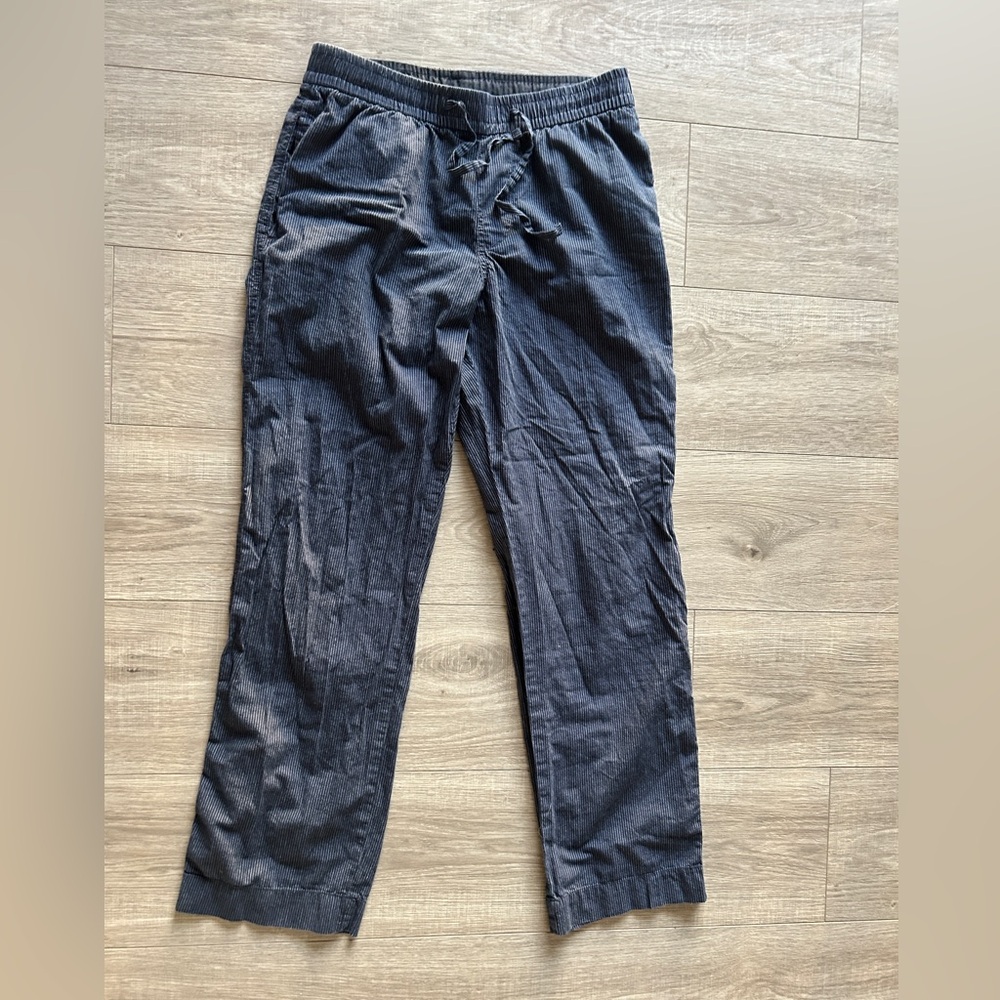 H&M Men’s Navy Pinstripe Cotton Pants | Size XS